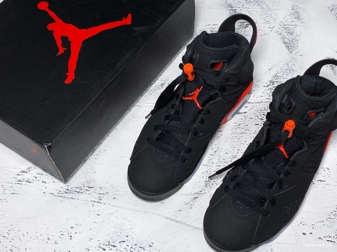 6 384664-060 Retro Jordan OG Air Infrared Black 0726